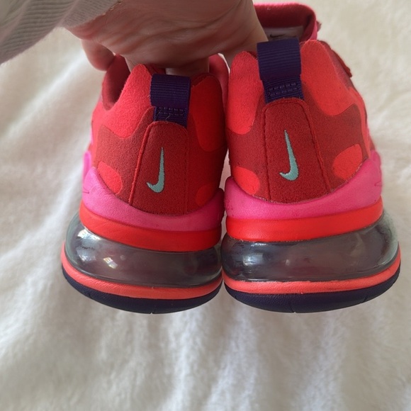 Nike Air Max 270 Sneaker in Mystic Red, Burnt Crimson, Pink Blast, Habanero 7.5 - Picture 7 of 15